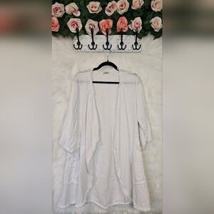 Chic White Women's Swim Coverup